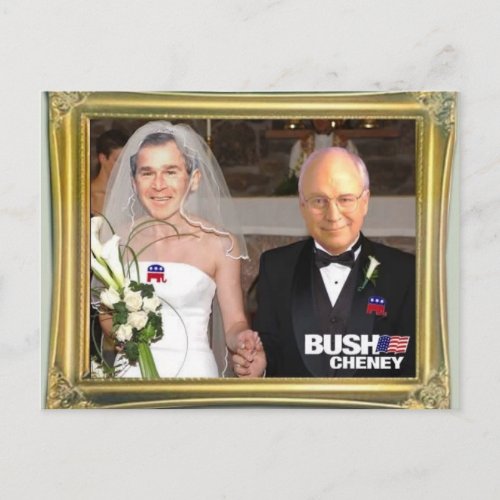 Bush_Gay_Marriage Postcard