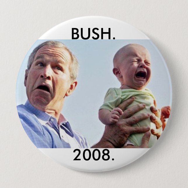 bush pinback button (Front)