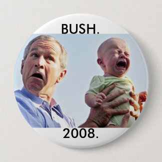 bush pinback button