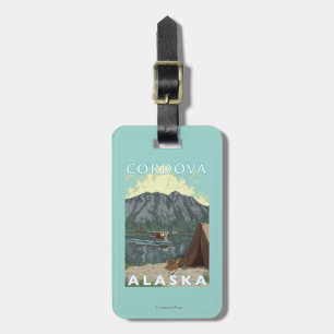 Bush Plane & Fishing - Cordova, Alaska Luggage Tag