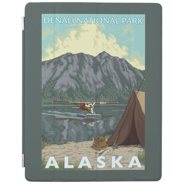 Bush Plane & Fishing - Denali Nat'l Park, iPad Smart Cover (Front)