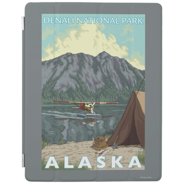 Bush Plane & Fishing - Denali Nat'l Park, iPad Smart Cover (Front)