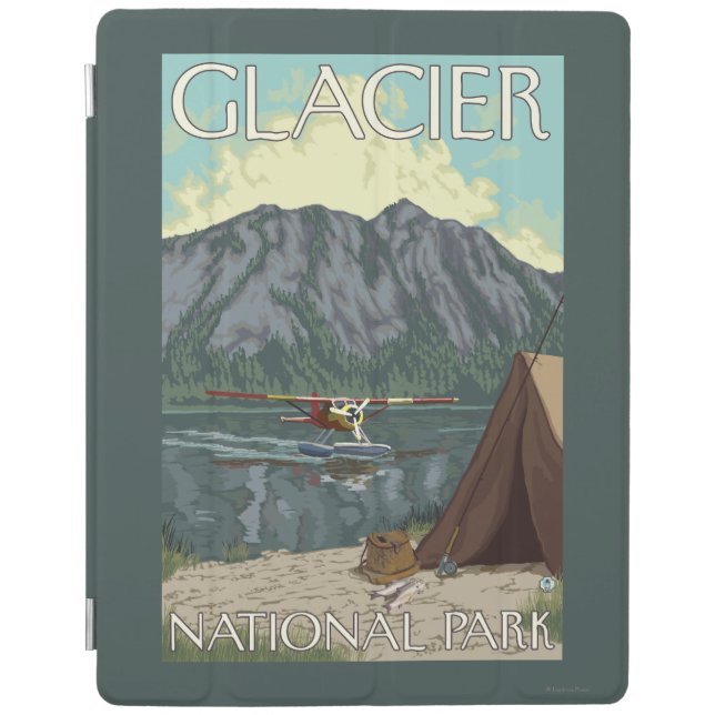 Bush Plane & Fishing - Glacier National Park, MT iPad Smart Cover (Front)