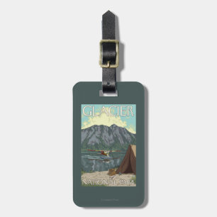 Bush Plane & Fishing - Glacier National Park, MT Luggage Tag