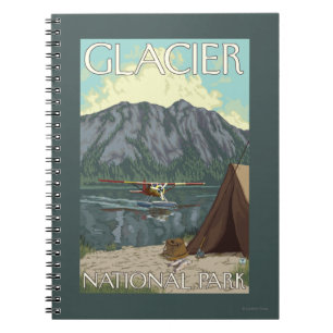 Bush Plane & Fishing - Glacier National Park, MT Notebook