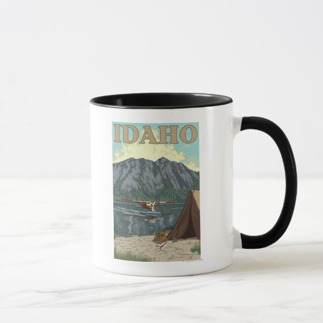 Bush Plane & Fishing - Idaho Mug (Right)