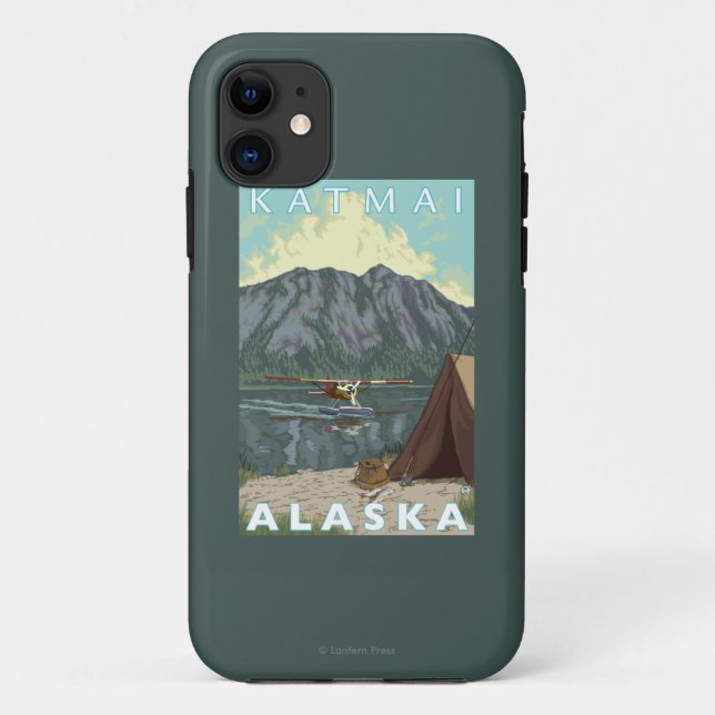 Bush Plane & Fishing - Katmai, Alaska Case-Mate iPhone Case (Back)