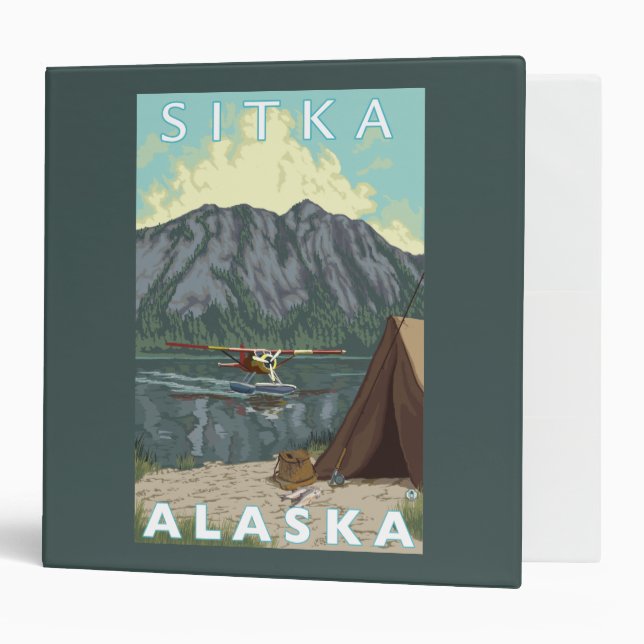Bush Plane & Fishing - Sitka, Alaska Binder (Front/Inside)