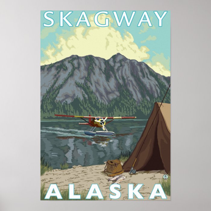 Bush Plane & Fishing   Skagway, Alaska Posters