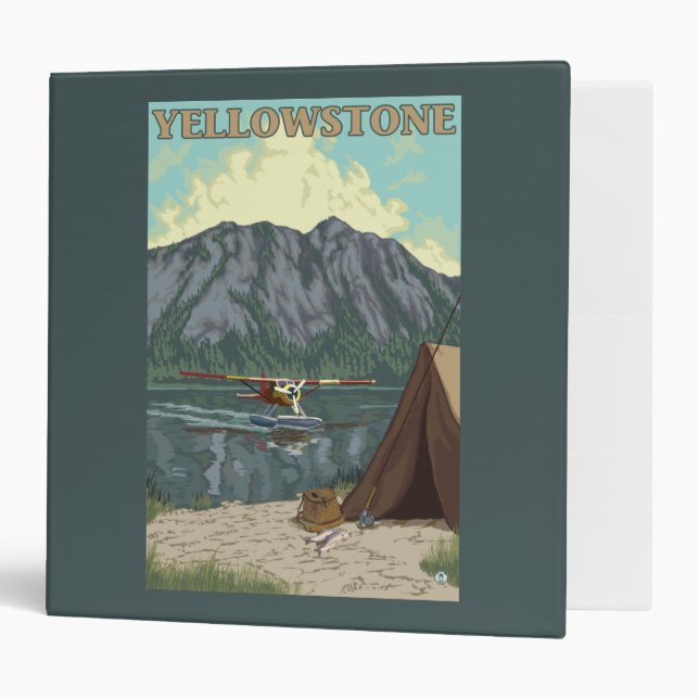Bush Plane & Fishing - Yellowstone National Binder (Front/Inside)