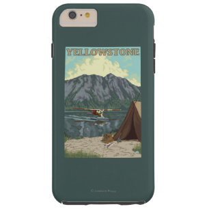 Bush Plane & Fishing - Yellowstone National Tough iPhone 6 Plus Case