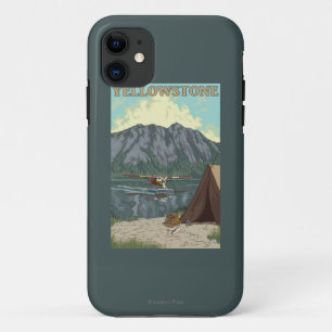 Bush Plane & Fishing - Yellowstone National iPhone 11 Case