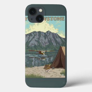 Bush Plane & Fishing - Yellowstone National iPhone 13 Case