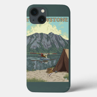 Bush Plane & Fishing - Yellowstone National iPhone 13 Case