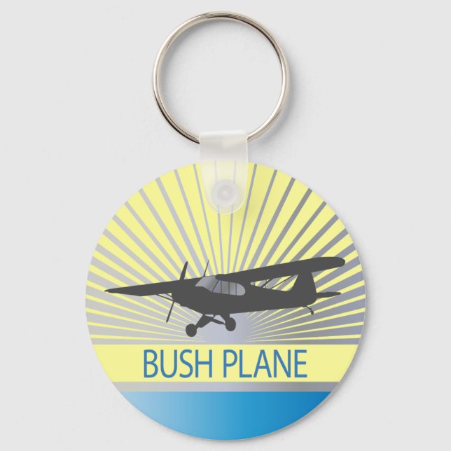 Bush Plane Keychain (Front)