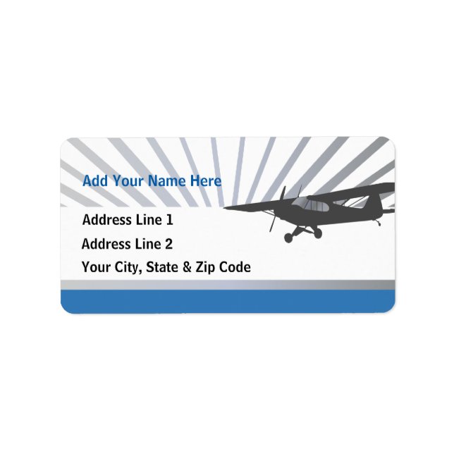 Bush Plane Label (Front)