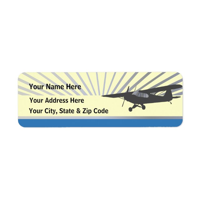 Bush Plane Label (Front)