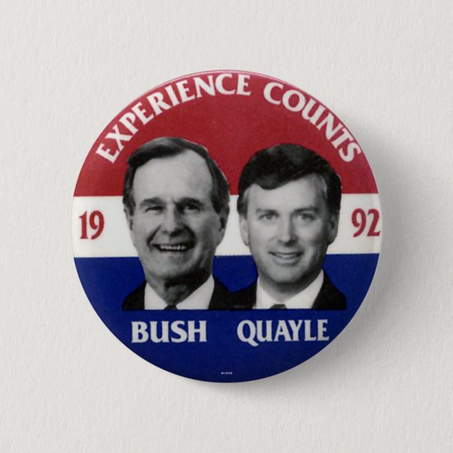 Bush-Quayle jugate - Button (Front)