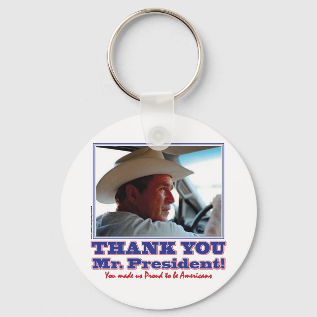 Bush-Thank-You-American Keychain (Front)