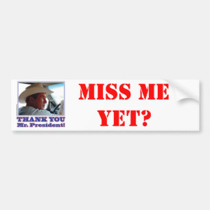 Bush-Thank-You Bumper Sticker