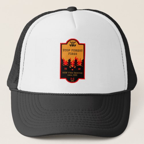 Bush Wildfire Prevention Trucker Hat