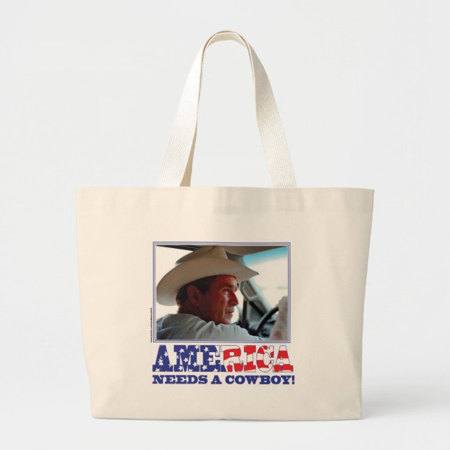 BushAMERICA Large Tote Bag (Front)
