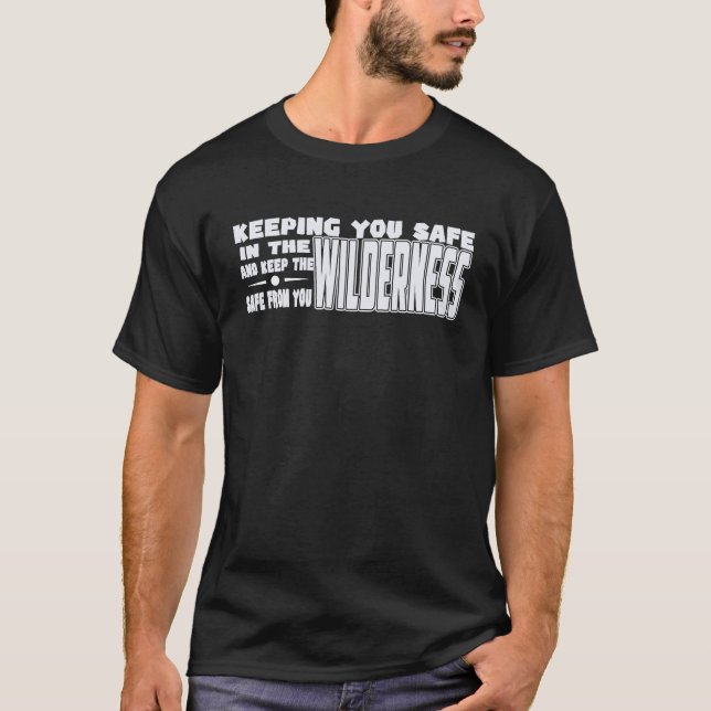 Bushcraft  Bushcrafter Wilderness Nature Survival  T-Shirt (Front)