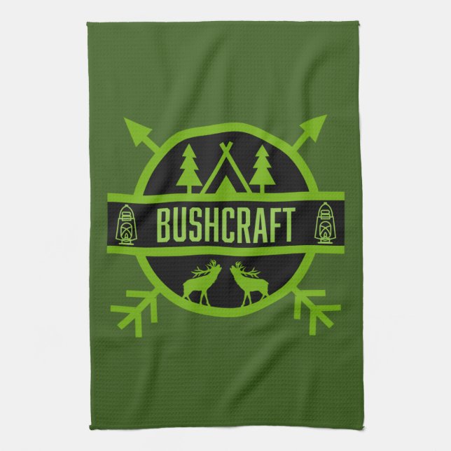 Bushcraft Nature Survivalists    Kitchen Towel (Vertical)