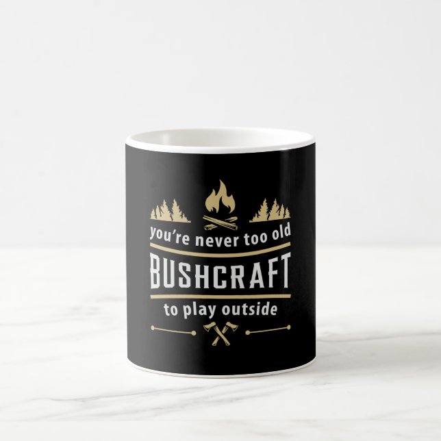 Bushcraft Outdoor Apocalypse Survival Funny Gift Coffee Mug (Center)
