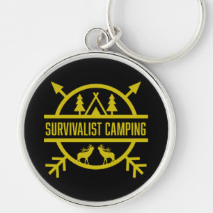 Bushcraft Outdoor Survivalist  Keychain