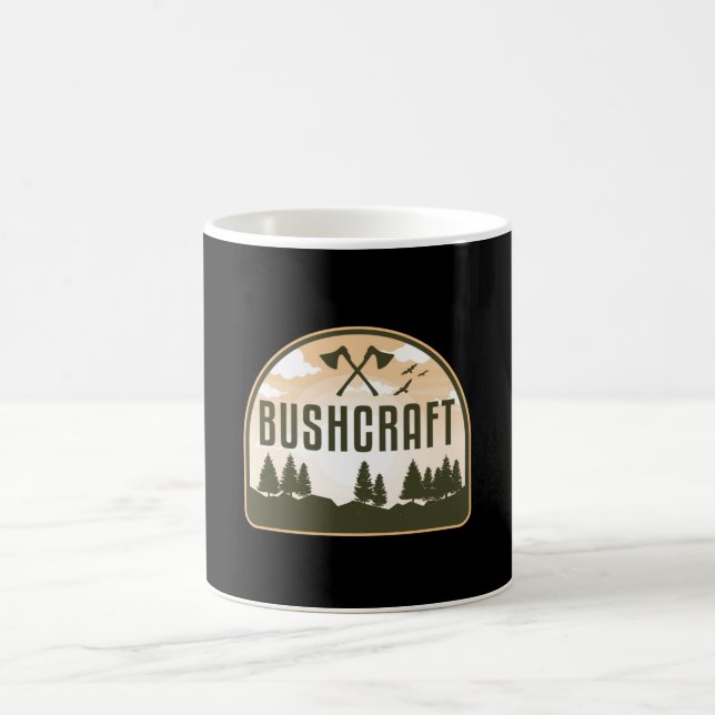 Bushcraft Survival Apocalypse Outdoor Funny Gift Coffee Mug (Center)