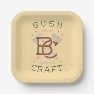 Bushcraft Survival Skills Wilderness Camping Paper Plates