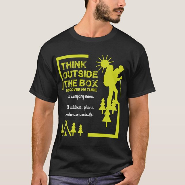 Bushcraft Training And Tour Company Promotion T-Shirt (Front)
