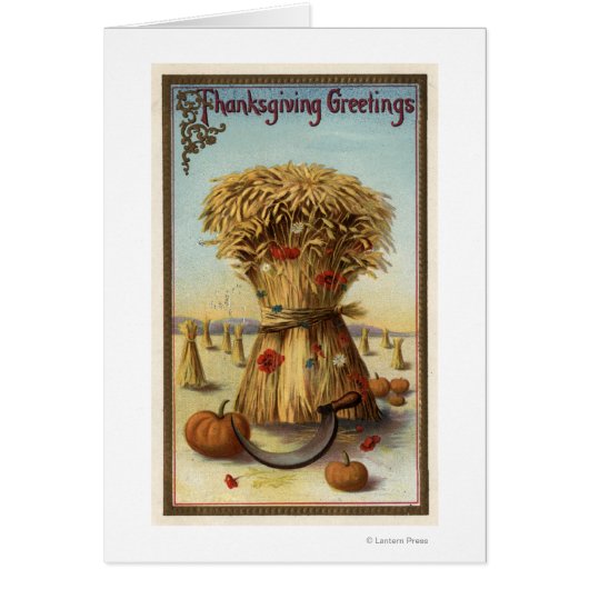 Bushel of Hay and Scythe Cards (Front)