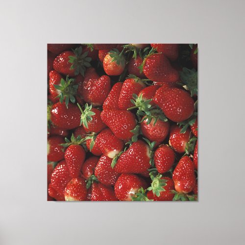 Bushel of Strawberries Canvas Print