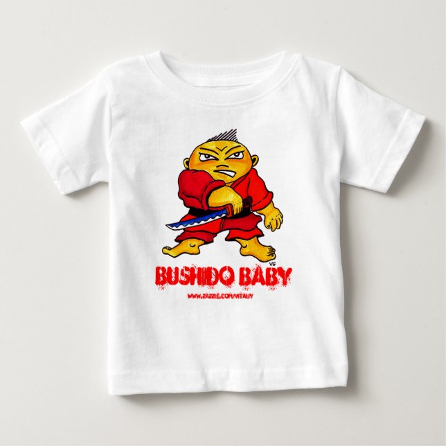 Bushido baby funny t-shirt (Front)