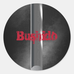 Bushido Classic Round Sticker