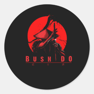 Bushido Classic Round Sticker