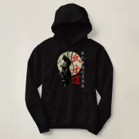 Bushido Code Samurai Japanese Warrior Kanji Pullov Hoodie | Zazzle