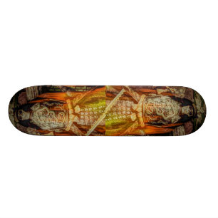 bushido Japanese samurai armor samurai skull Skateboard Deck