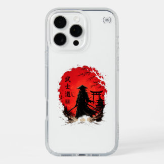 Bushido Samurai Warrior Red Moon Japanese Vintage. iPhone 16 Pro Max Case