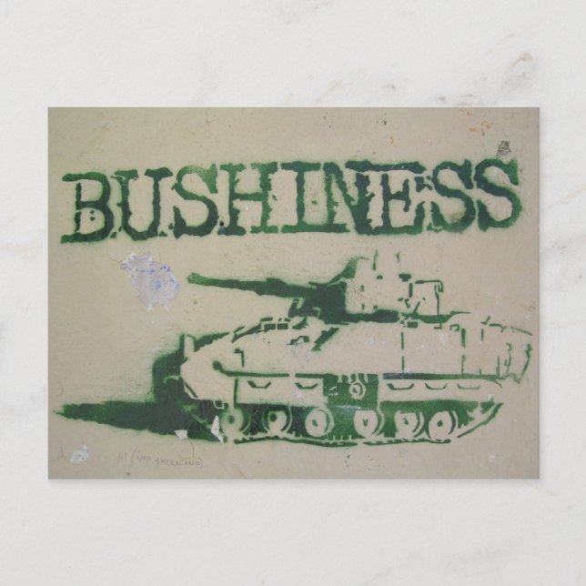 Bushiness Postcard (Front)