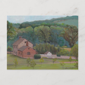 Bushman Farm Gettysburg Original Art Postcard