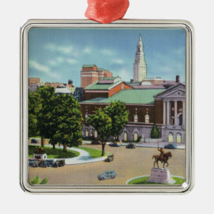 Bushnell Memorial, Lafayette Statue Metal Ornament