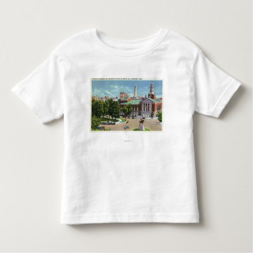 Bushnell Memorial Lafayette Statue Toddler T_shirt