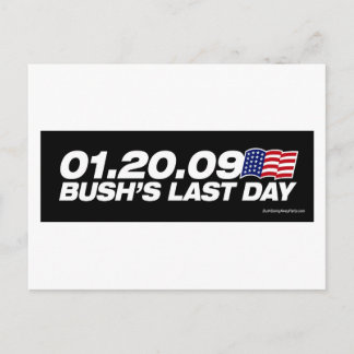 Bush's Last Day Postcard