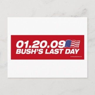 Bush's Last Day Postcard