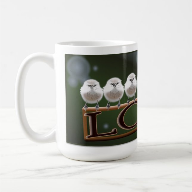 Bushtit LOVE Mug (Left)