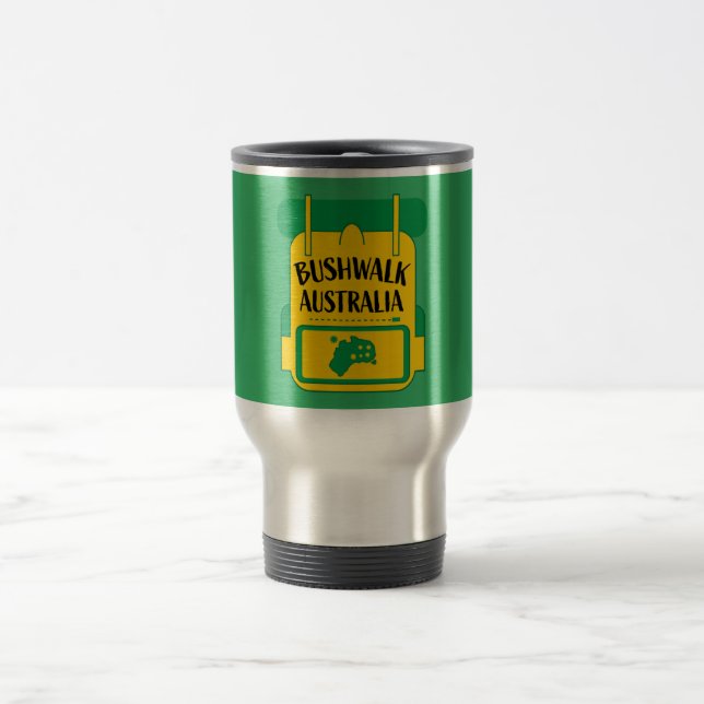 Bushwalking Australia   Travel Mug (Center)