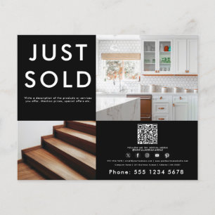 Business 2 Promotional Photo QR Code Social Media  Flyer